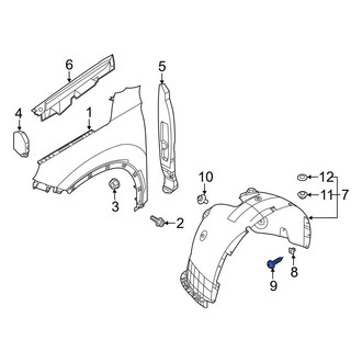 Hyundai OE - Mud Flap Screw