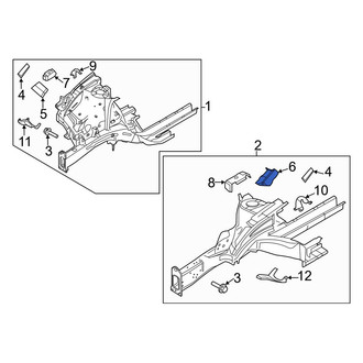 Hyundai OE - Left Fender Apron Bracket