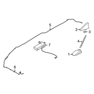 Hyundai OE - Electrical - Antenna (Limited / SEL)