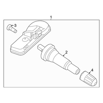 Hyundai OE - Electrical - Tire Pressure Monitor Components (Calligraphy / Calligraphy Night Edition / Limited / SE / SEL / XRT)