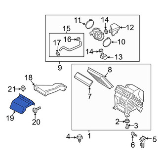 Hyundai OE - Engine Air Intake Hose Adapter
