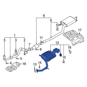Hyundai OE - Exhaust Muffler