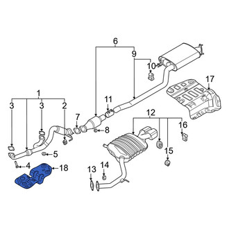 Hyundai OE - Rear Floor Pan Heat Shield