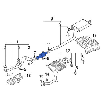 Hyundai OE - Exhaust Muffler