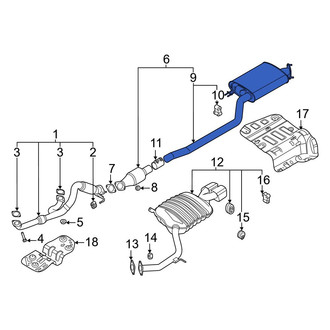 Hyundai OE - Exhaust Muffler