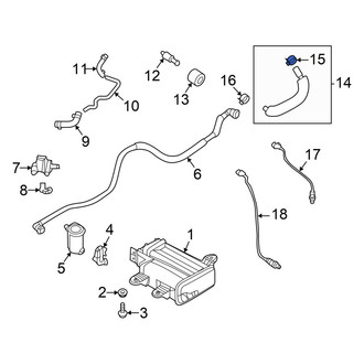 Hyundai OE - Upper PCV Valve Hose Clamp