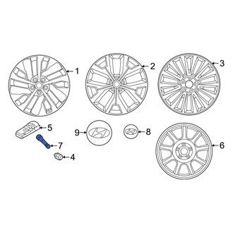 Hyundai OE - Tire Valve Stem