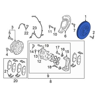 Hyundai OE - Front Disc Brake Rotor