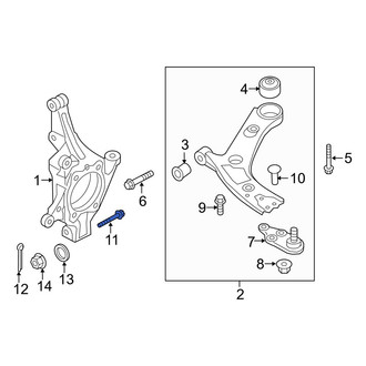 Hyundai OE - Upper Suspension Ball Joint Bolt