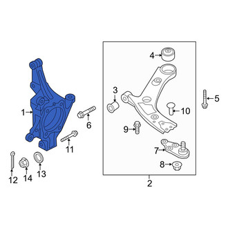Hyundai OE - Left Steering Knuckle