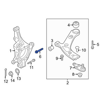 Hyundai OE - Front Suspension Control Arm Bolt