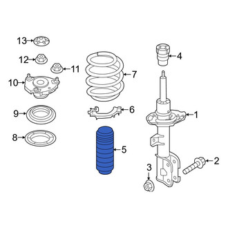 Hyundai OE - Front Suspension Strut Bellows