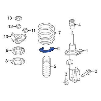 Hyundai OE - Front Lower Coil Spring Insulator