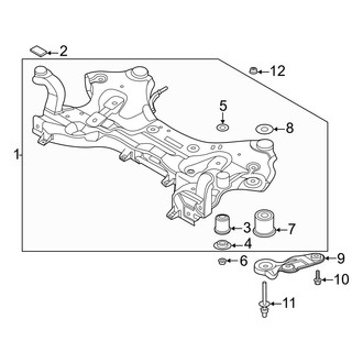 Hyundai OE - Front Suspension - Suspension Mounting