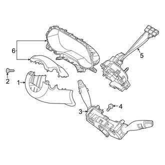 Hyundai OE - Steering Column - Shroud, Switches & Levers (Calligraphy / Limited / SEL / XRT)