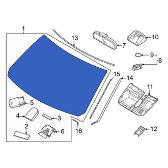 Hyundai OE - Front Windshield