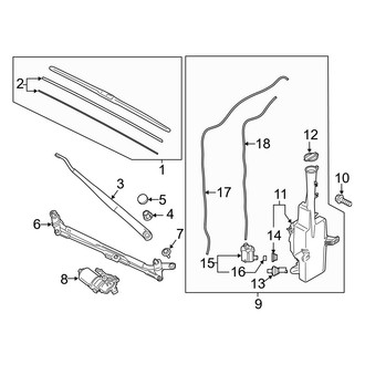 Hyundai OE - Washer Fluid Reservoir