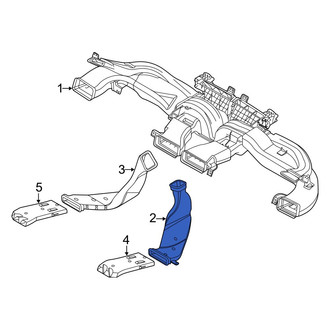 Hyundai OE - Right Lower Instrument Panel Air Duct