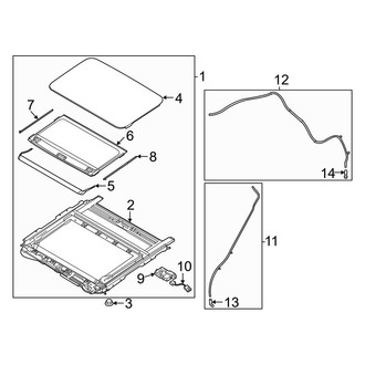 Hyundai OE - Sunroof Assembly