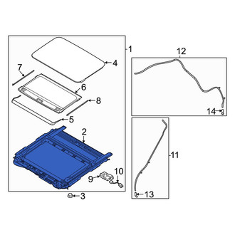 Hyundai OE - Front Sunroof Frame