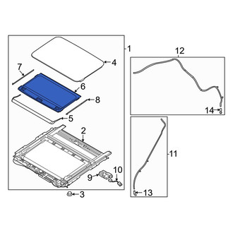 Hyundai OE - Front Sunroof Cover
