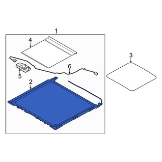 Hyundai OE - Rear Sunroof Frame