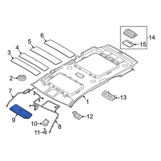 Hyundai OE - Left Sun Visor