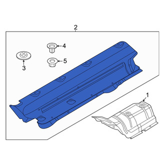 Hyundai OE - Left Floor Pan Splash Shield