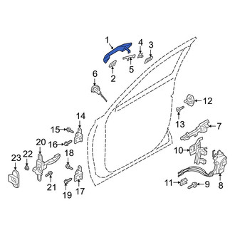Hyundai OE - Front Right Outer Exterior Door Handle