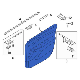 Hyundai OE - Front Right Outer Door Outer Panel