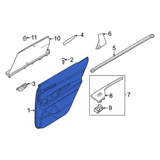 Hyundai OE - Rear Right Outer Door Outer Panel
