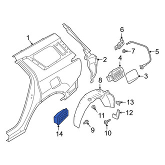 Hyundai OE - Rear Quarter Panel Vent