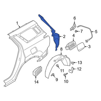 Hyundai OE - Rear Left Tail Light Pocket