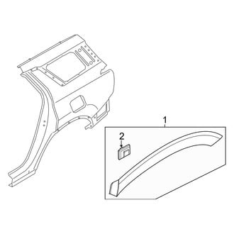 Hyundai OE - Quarter Panel - Exterior Trim