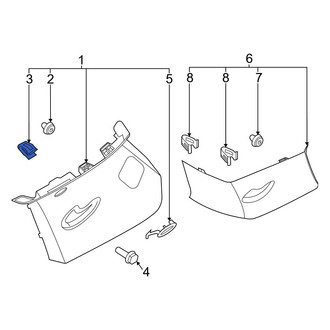 Hyundai OE - Console Trim Panel Clip