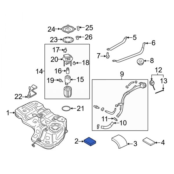 Fuel Tank Insulator