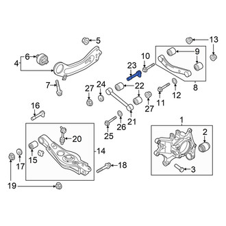 Hyundai OE - Inner Lateral Arm Bolt