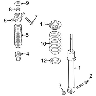 Hyundai OE - Rear Suspension - Shocks & Components (FWD)