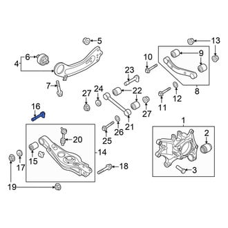 Hyundai OE - Rear Alignment Camber Adjusting Eccentric