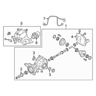 Hyundai OE - Rear Suspension - Axle & Differential (AWD)