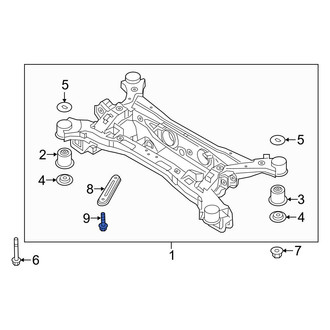 Hyundai OE - Suspension Crossmember Bolt