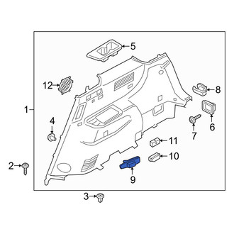 Hyundai OE - Rear Left Seat Belt Guide