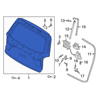 Hyundai OE - Rear Liftgate