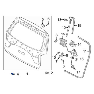Hyundai OE - Rear Liftgate Drain Plug