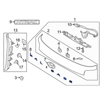 Hyundai OE - Rear Hatch Emblem