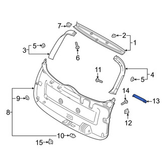 Hyundai OE - Rear Liftgate Pull Handle