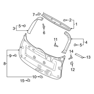 Hyundai OE - Lift Gate - Interior Trim