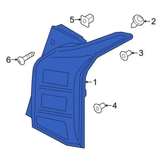 Hyundai OE - Rear Left Outer Tail Light Assembly