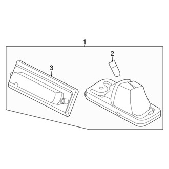 Hyundai OE - Rear Lamps - License Lamps