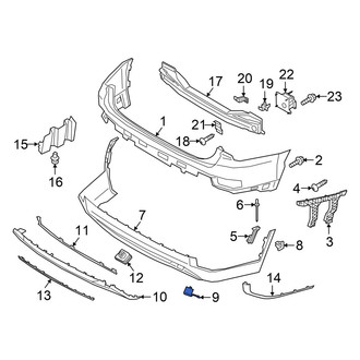Hyundai OE - Front Tow Eye Cap